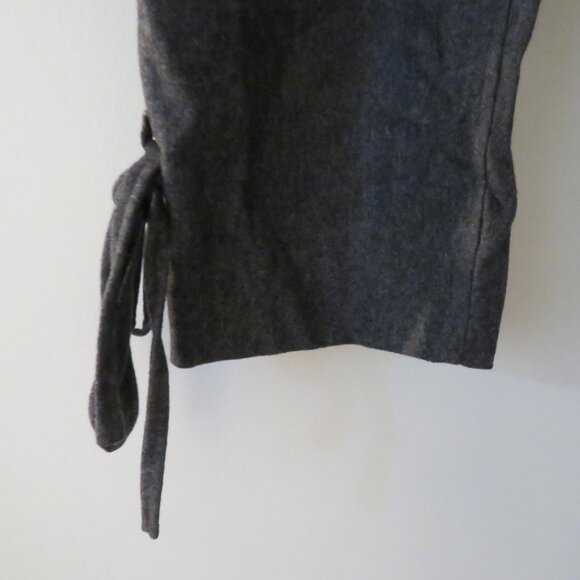ISABEL MARANT Racomi 100% Virgin Wool Tapered High Rise Pants in Gray Size Large - Picture 9 of 16